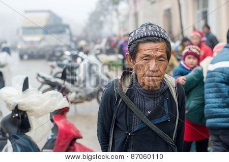 Hmong man in Sapa