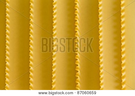 Organic Dried Lasagne Background Texture