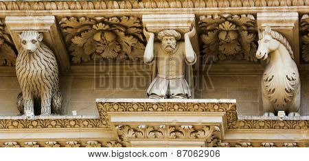Santa Croce Baroque Church In Lecce