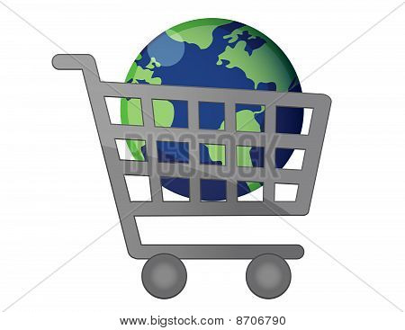 Mondo Shopping Cart globalizzazione