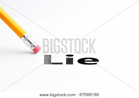Pencil with eraser