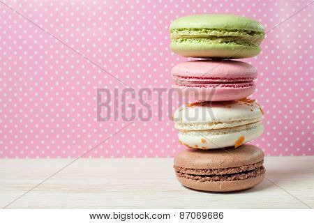 French Macaroons .dessert