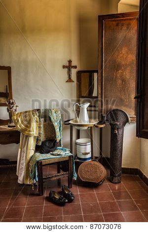 Room Prepared To Dress Torero Before You Go To Bullring, Taken In Seville, Spain