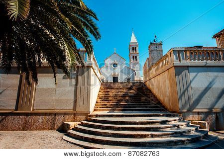 Cathedral in Supetar city