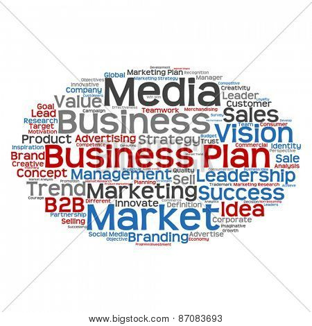 Vector concept or conceptual abstract business success word clou