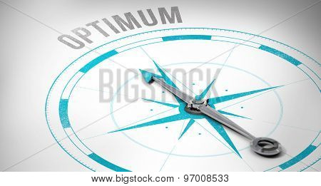 The word optimum against compass