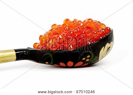 Red salted caviar