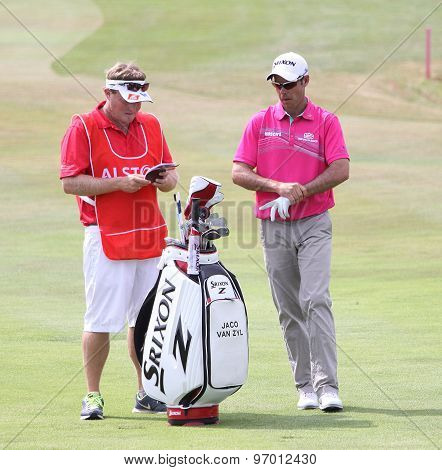 Jaco Van Zyl At The Golf French Open 2015
