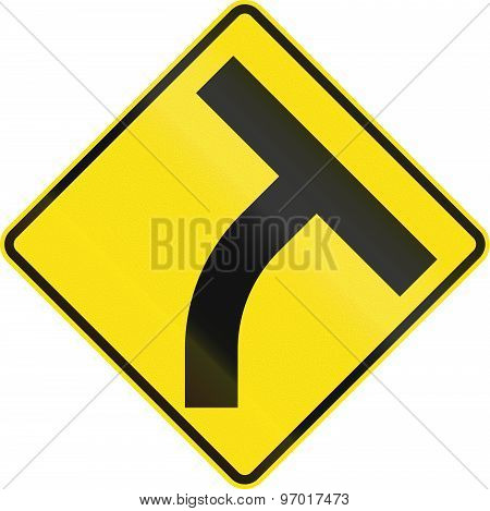 Intersection Ahead In Australia
