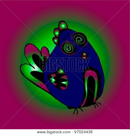 Crazy Bird (gradient Image).