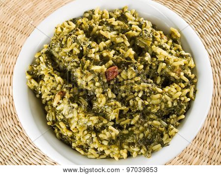 Risotto With Spinach