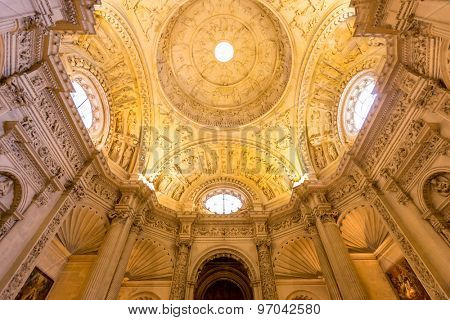 Interior facade of The Cathedral of Saint Mary of the See