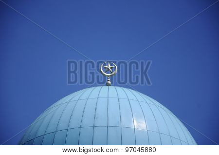 Sultan Haji Ahmad Shah Mosque a.k.a UIA Mosque in Gombak, Malaysia