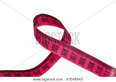A red tape measure