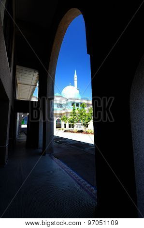 Sultan Haji Ahmad Shah Mosque a.k.a UIA Mosque in Gombak, Malaysia