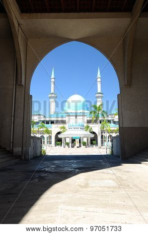 Sultan Haji Ahmad Shah Mosque a.k.a UIA Mosque in Gombak, Malaysia