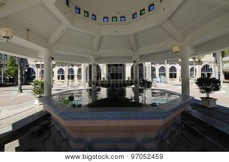 Ablution of Sultan Haji Ahmad Shah Mosque a.k.a UIA Mosque in Gombak, Malaysia
