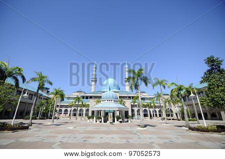 Sultan Haji Ahmad Shah Mosque a.k.a UIA Mosque in Gombak, Malaysia
