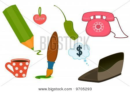 Conjunto de objetos secundarios