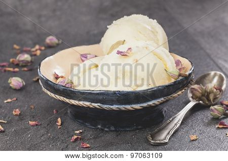 Rose Petal Ice Cream