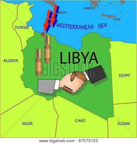 Stop military operations in Libya.