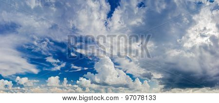 Sky With Cumulonimbus Cloud