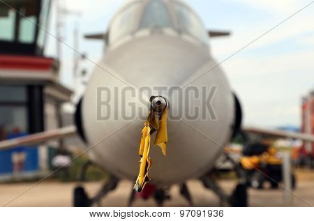 Probe Tip Of The Supersonic Jet To The Airport