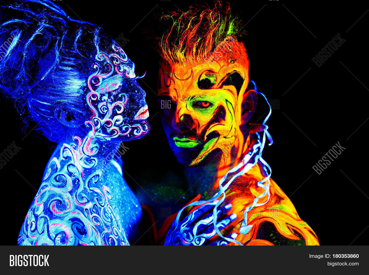 Body Art Glowing Image & Photo (Free Trial) Bigstock