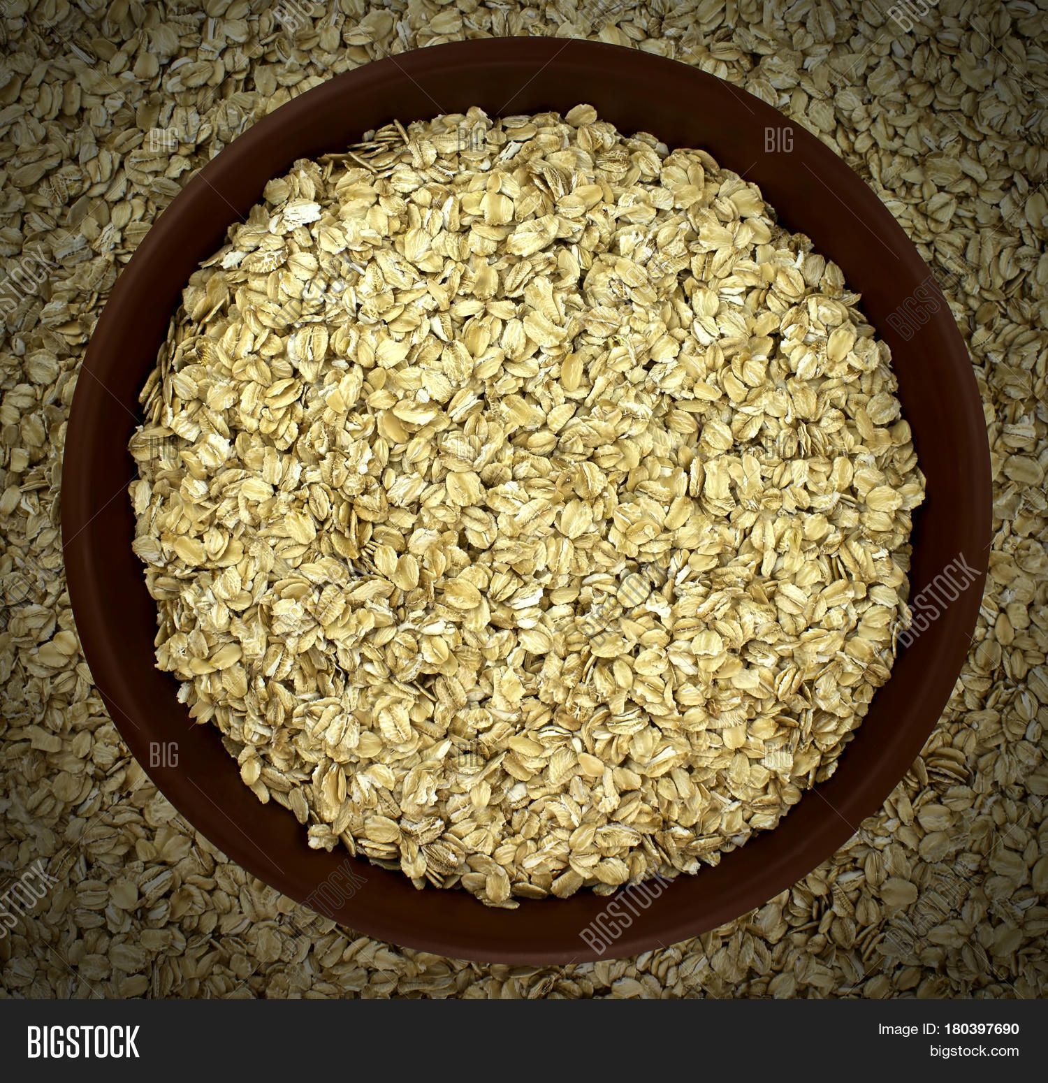 Dry Oat Flakes Oatmeal Image & Photo (Free Trial) Bigstock