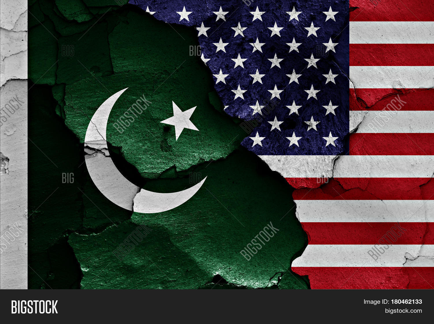 Flags Pakistan Usa Image & Photo (Free Trial) Bigstock