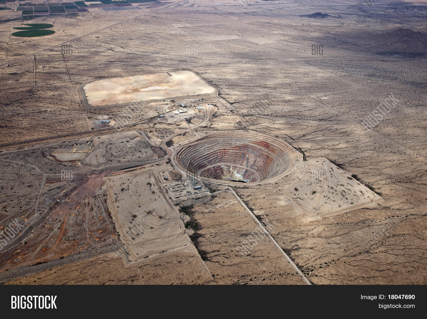 Sacaton Open Pit Mine Image & Photo (Free Trial) Bigstock