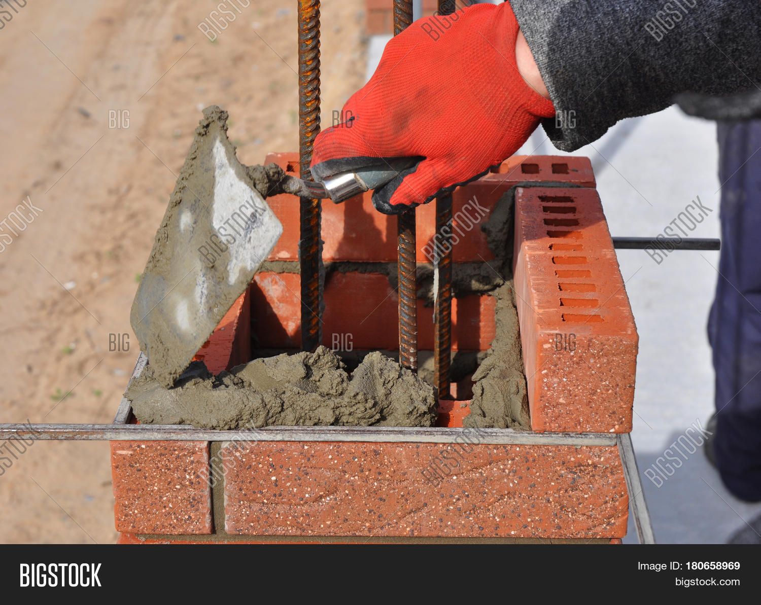 Bricklayer Worker Image Photo Free Trial Stock Bricklayer Worker Image Photo Free