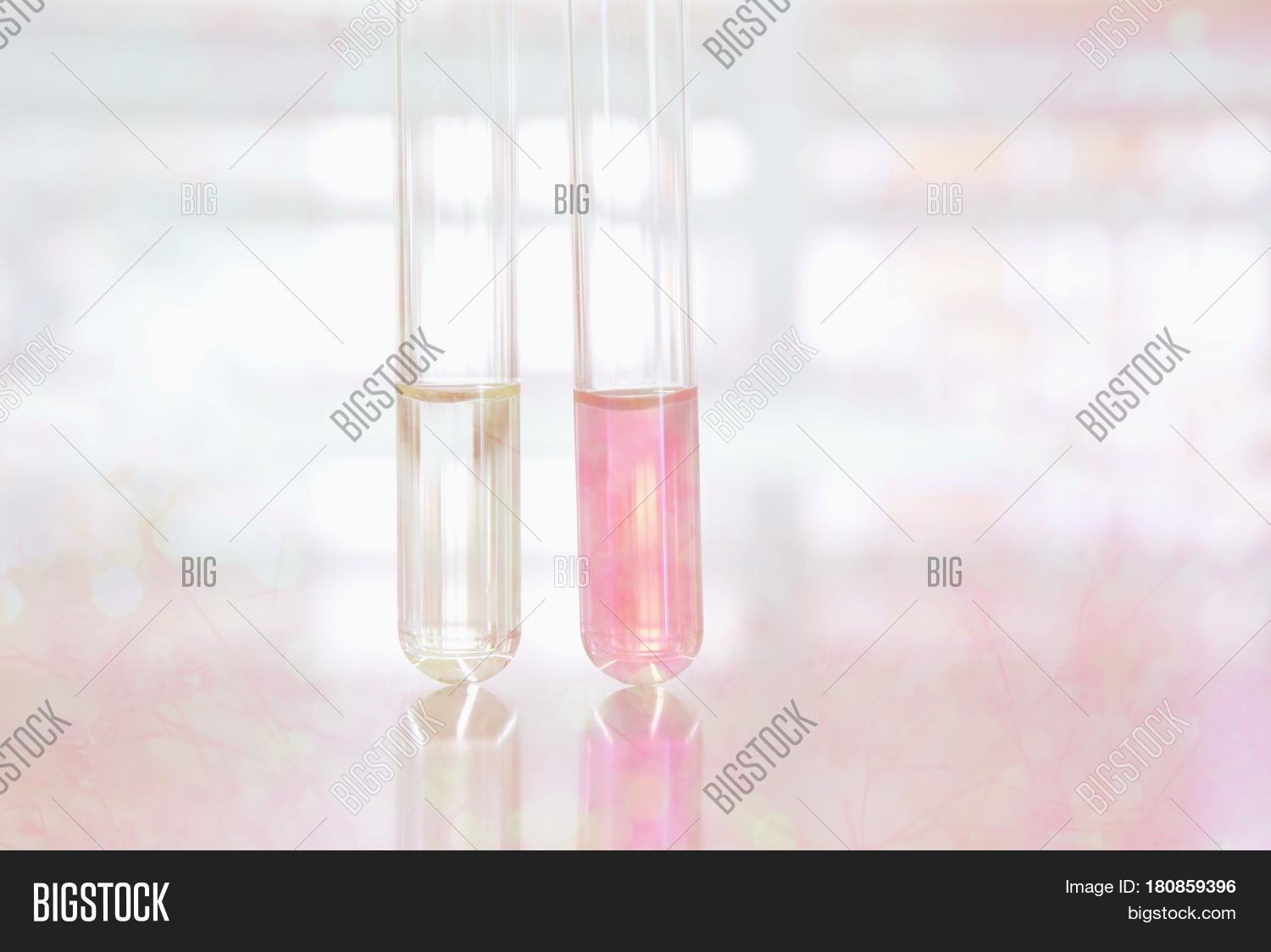 Lovely Pink Test Tube Image & Photo (Free Trial) Bigstock