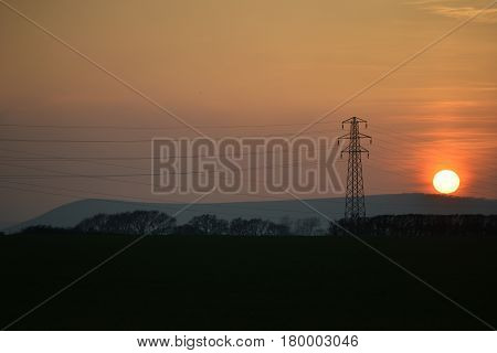 Sunset Pylons
