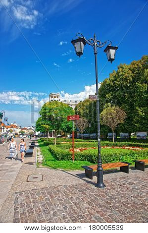 Skwer Jana Twardowskiego Square In Warsaw