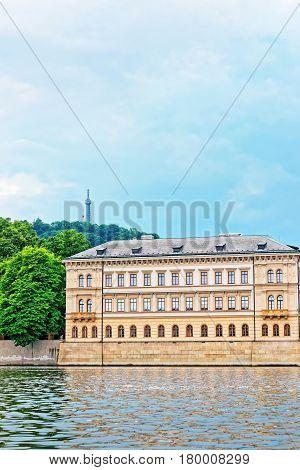 Building At Vltava River In Prague