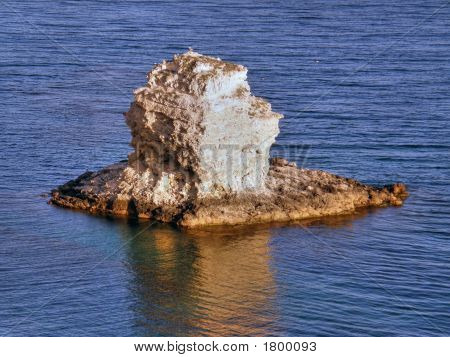 美しい海岸。西部のクリミア自治共和国。