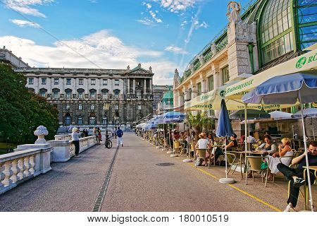 Palm House In Burggarten Vienna In Austria