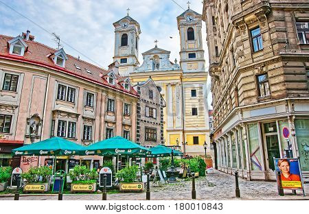 Saint Ulrich Church At Neustiftgasse In Vienna