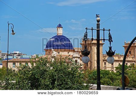 Carmen Church in city Valencia of Spain