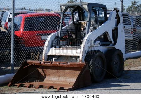 Bobcat hvid gaffeltruck
