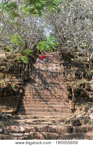 Wat Phu Is The Unesco World Heritage Site In Champasak