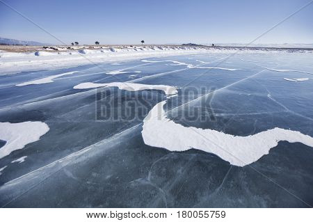 Lake Baikal, Winter. Cape Uyuga