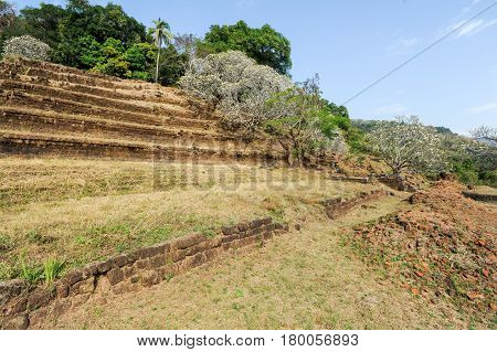The Steps To The Temple Of Wat Phu At Champasak