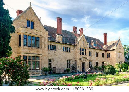 Adelaide Australia - October 23 2016: Carrick Hill estate located at the foot of the Adelaide Hills. It is a historic property accessible for public