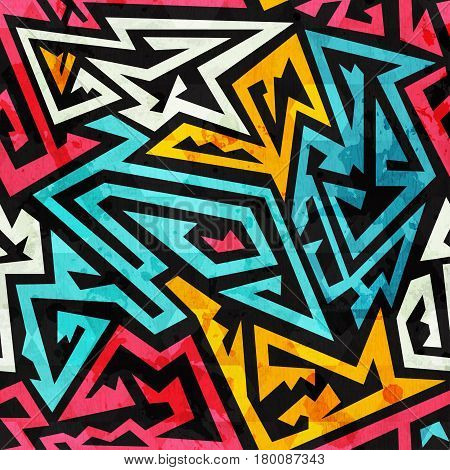 Abstract vector seamless pattern, EPS 10 file.