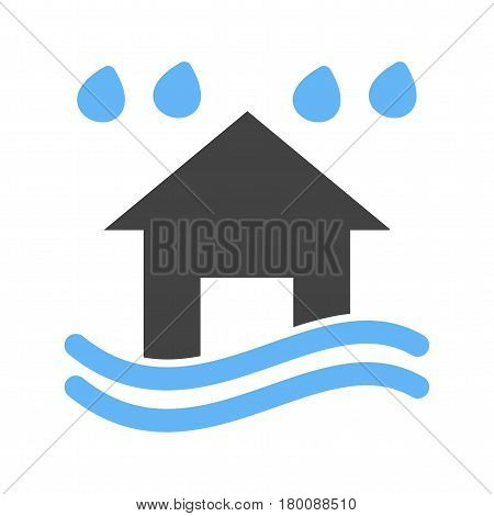 Snow, heavy, storm icon vector image. Can also be used for disasters. Suitable for mobile apps, web apps and print media.