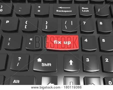 Button on the keyboard - to fix up, fix it - the help concept in addressing the problems and challenges