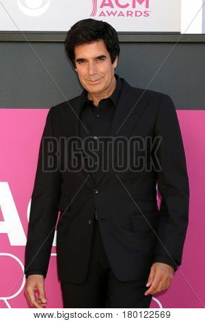 LAS VEGAS - APR 2:  David Copperfield at the Academy of Country Music Awards 2017 at T-Mobile Arena on April 2, 2017 in Las Vegas, NV