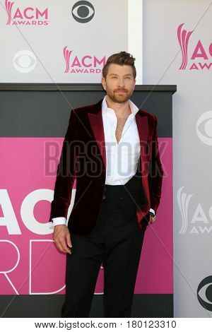 LAS VEGAS - APR 2:  Brett Eldredge at the Academy of Country Music Awards 2017 at T-Mobile Arena on April 2, 2017 in Las Vegas, NV